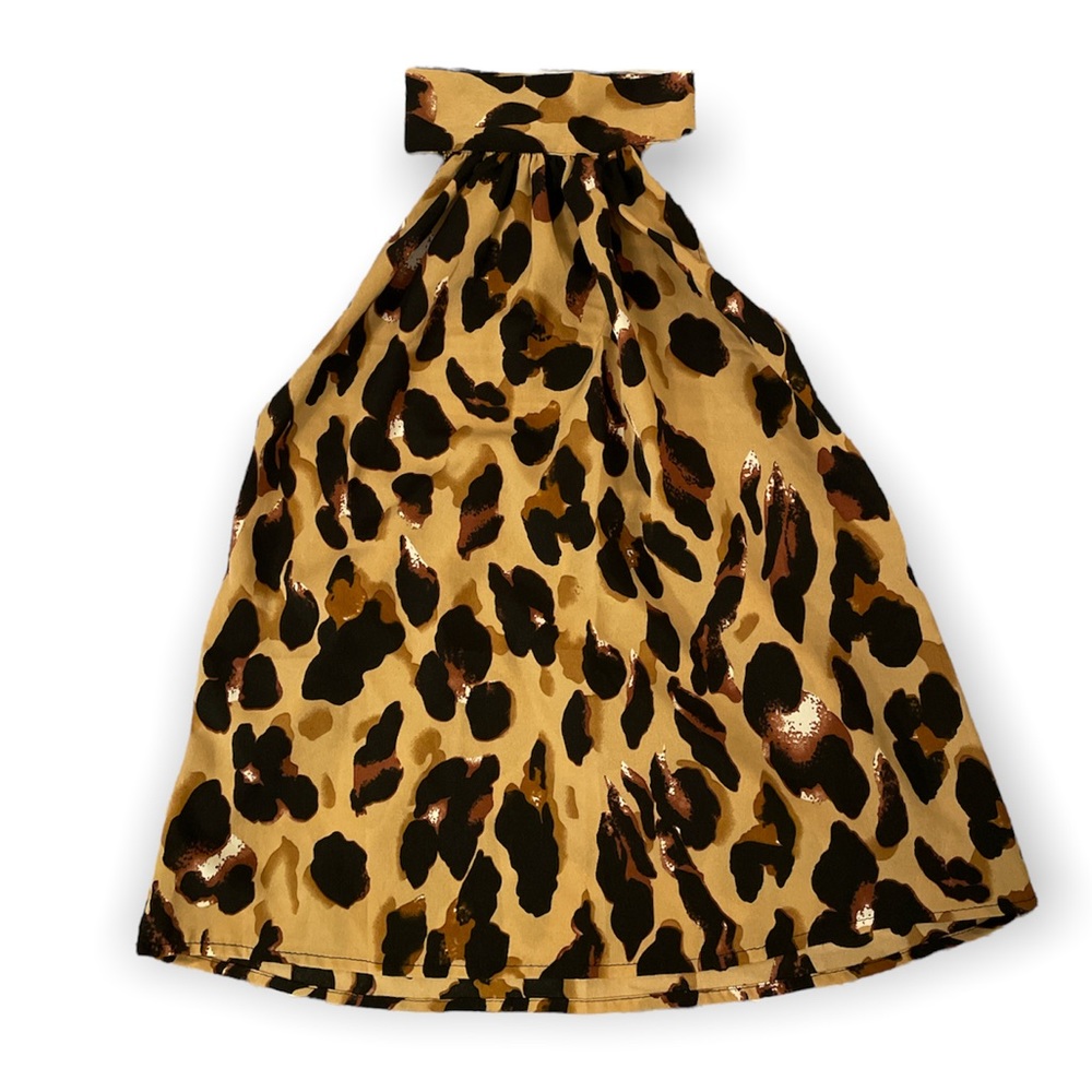 Leopard Print Halter Top S